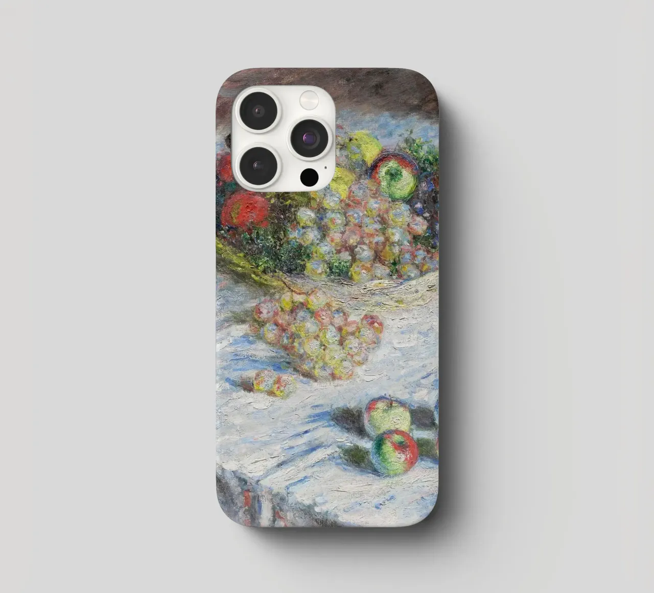 Mele e uva (1880) di Claude Monet cover iphone da Monet Art Prints