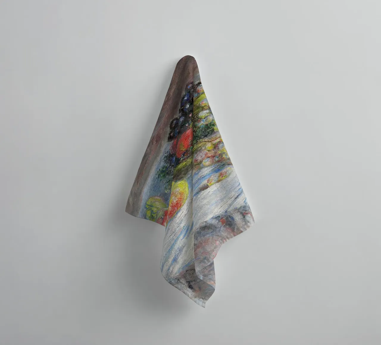 Mele e uva (1880) di Claude Monet asciugamano da bagno da Monet Art Prints