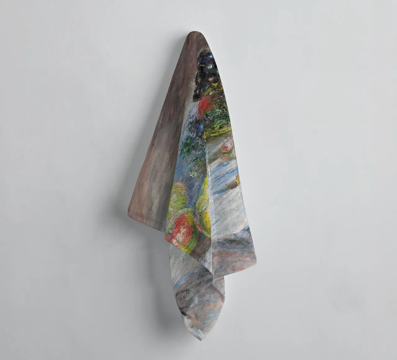 Mele e uva (1880) di Claude Monet asciugamano da bagno da Monet Art Prints