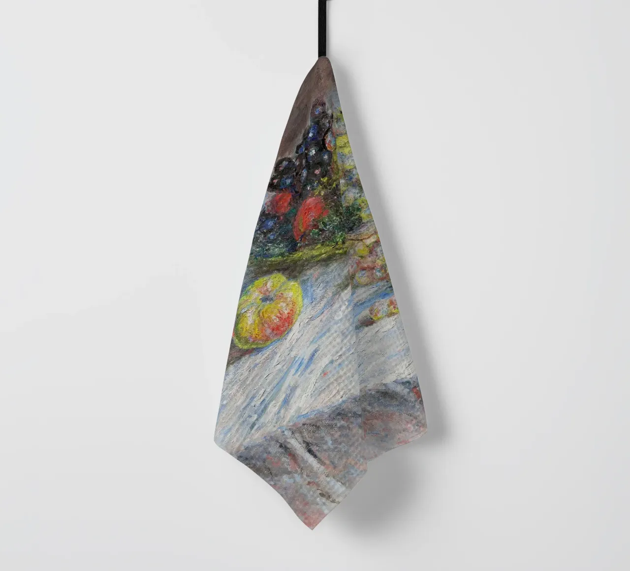 Mele e uva (1880) di Claude Monet canovaccio da cucina da Monet Art Prints