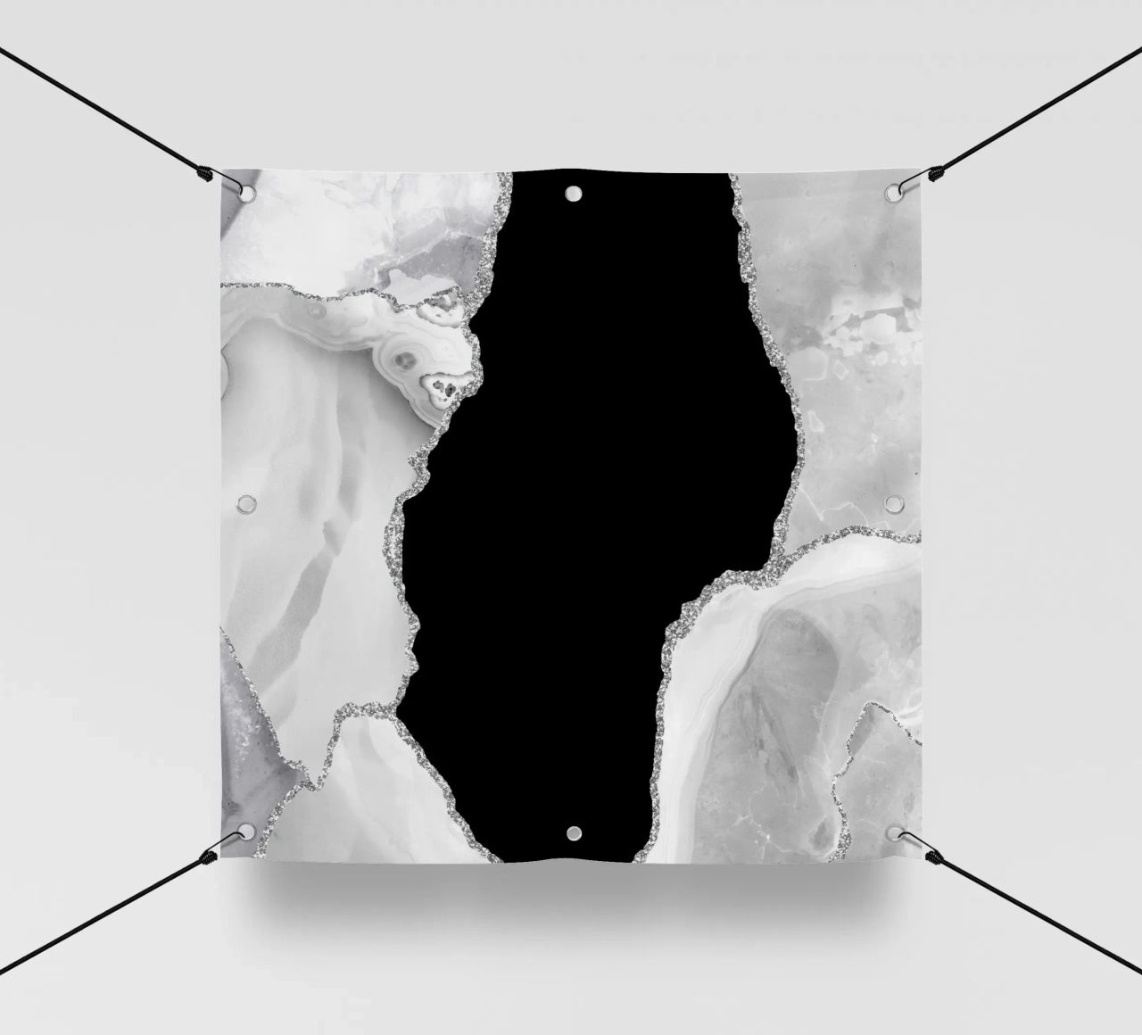 Agata bianca e argento Texture 03 telo in pvc da Gemstone Textures