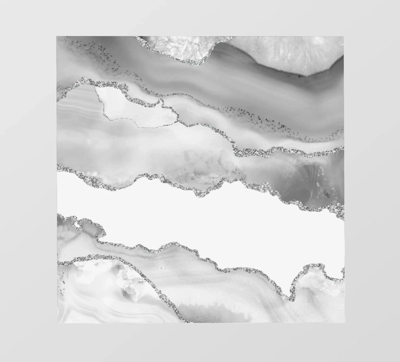 Agata bianca e argento Texture 06 telo in pvc da Gemstone Textures