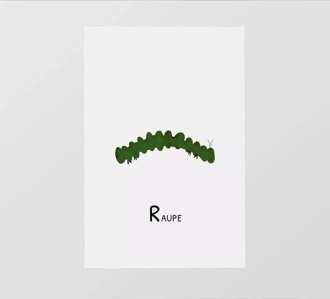 Raupe telo in pvc da Little Flourishes