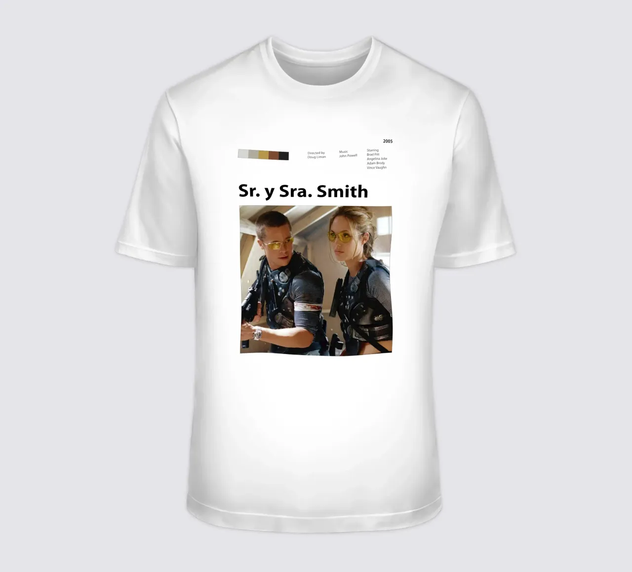 Mr. and Mrs. Smith t-shirt by 🎞 The Movie Wall