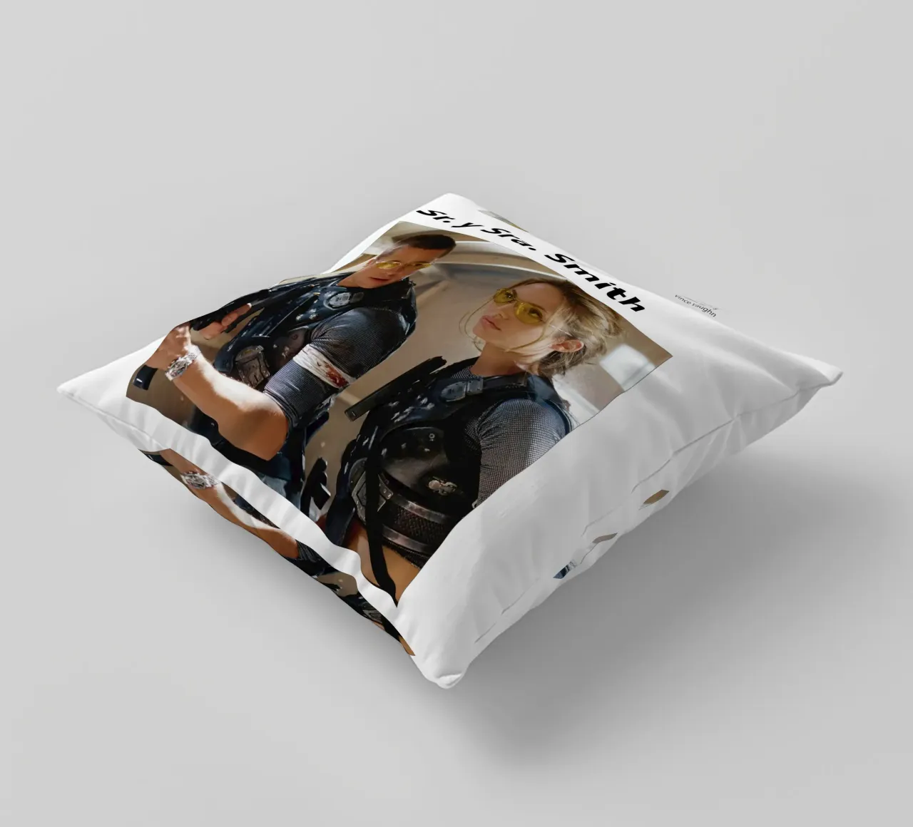 Mr. and Mrs. Smith decorative cushion by 🎞 The Movie Wall