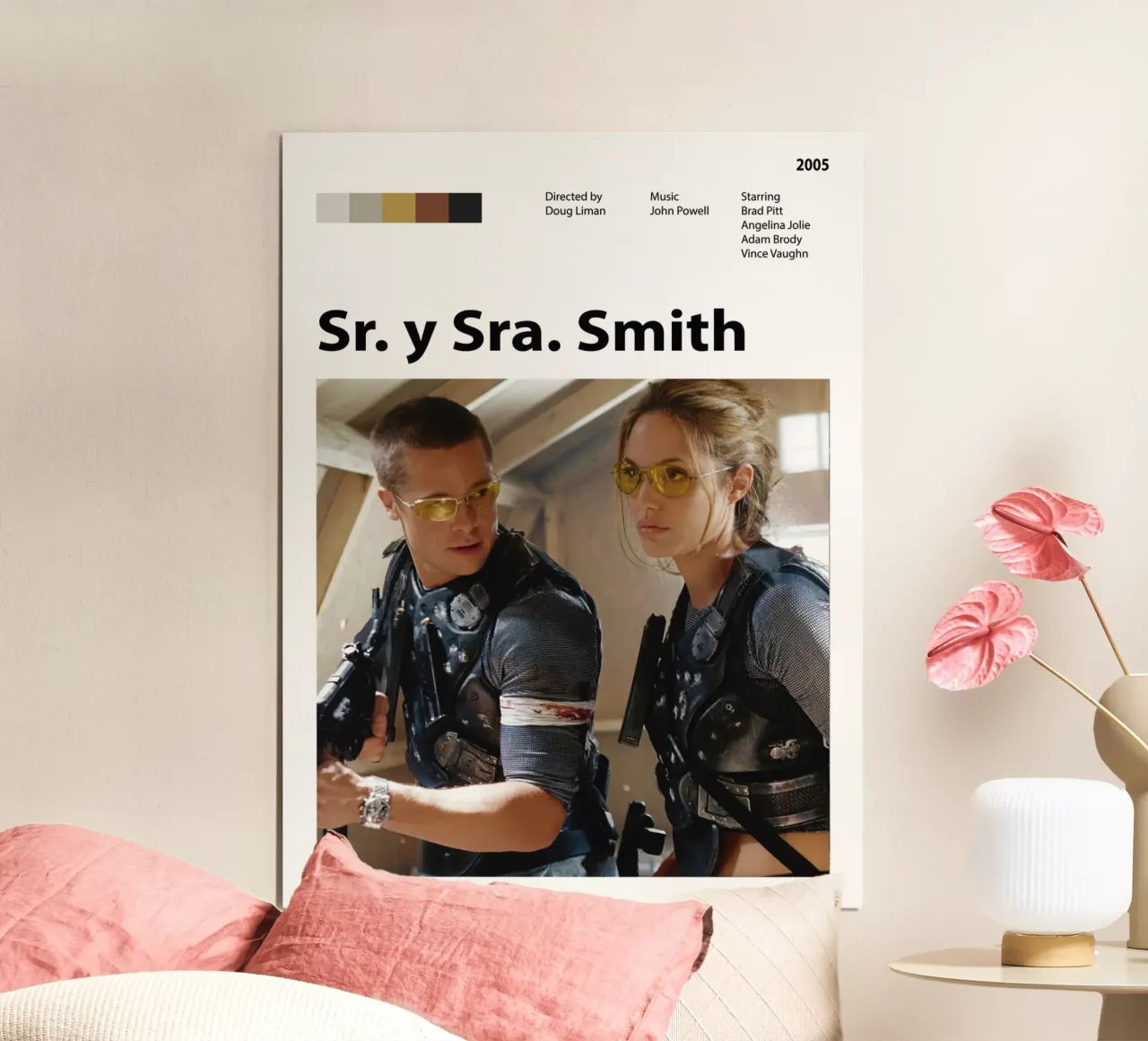 Il signore e la signora Smith carta hahnemühle da 🎞 The Movie Wall