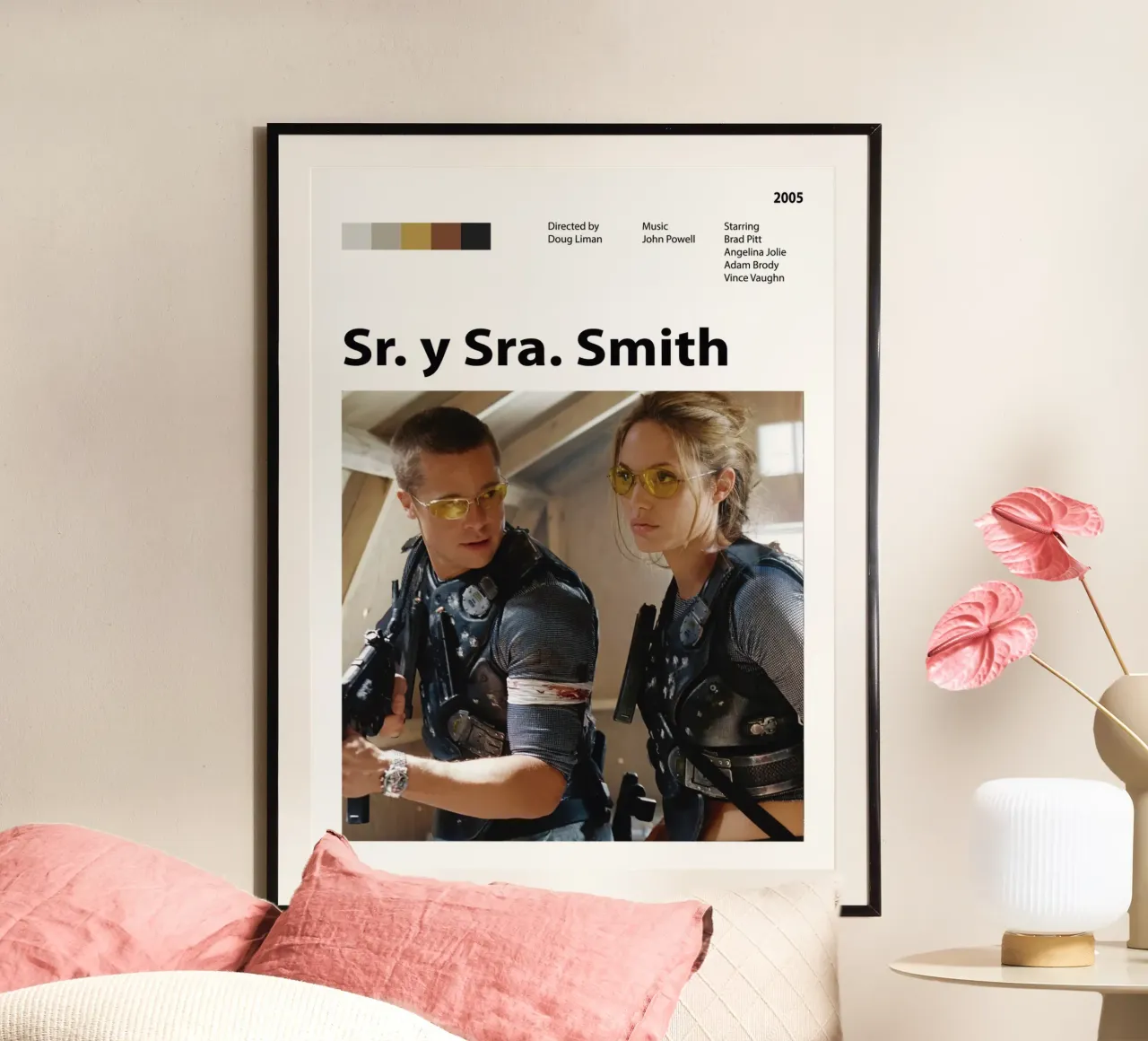 Il signore e la signora Smith carta hahnemühle da 🎞 The Movie Wall