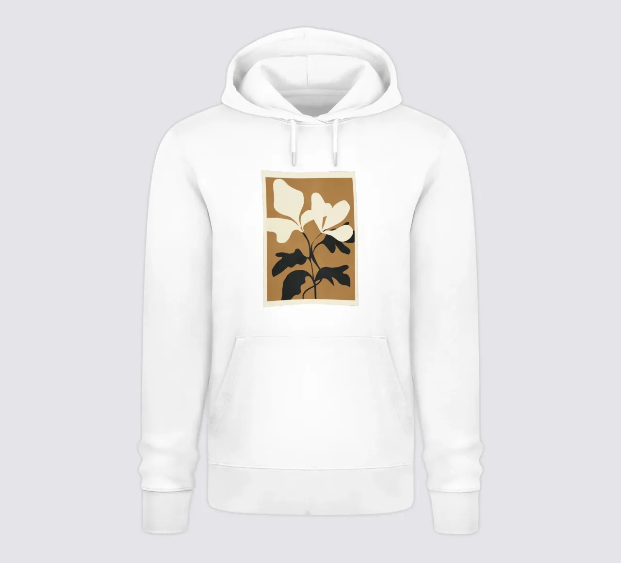 Abstract Modern Flowers 1 felpa con cappuccio da Flow Line