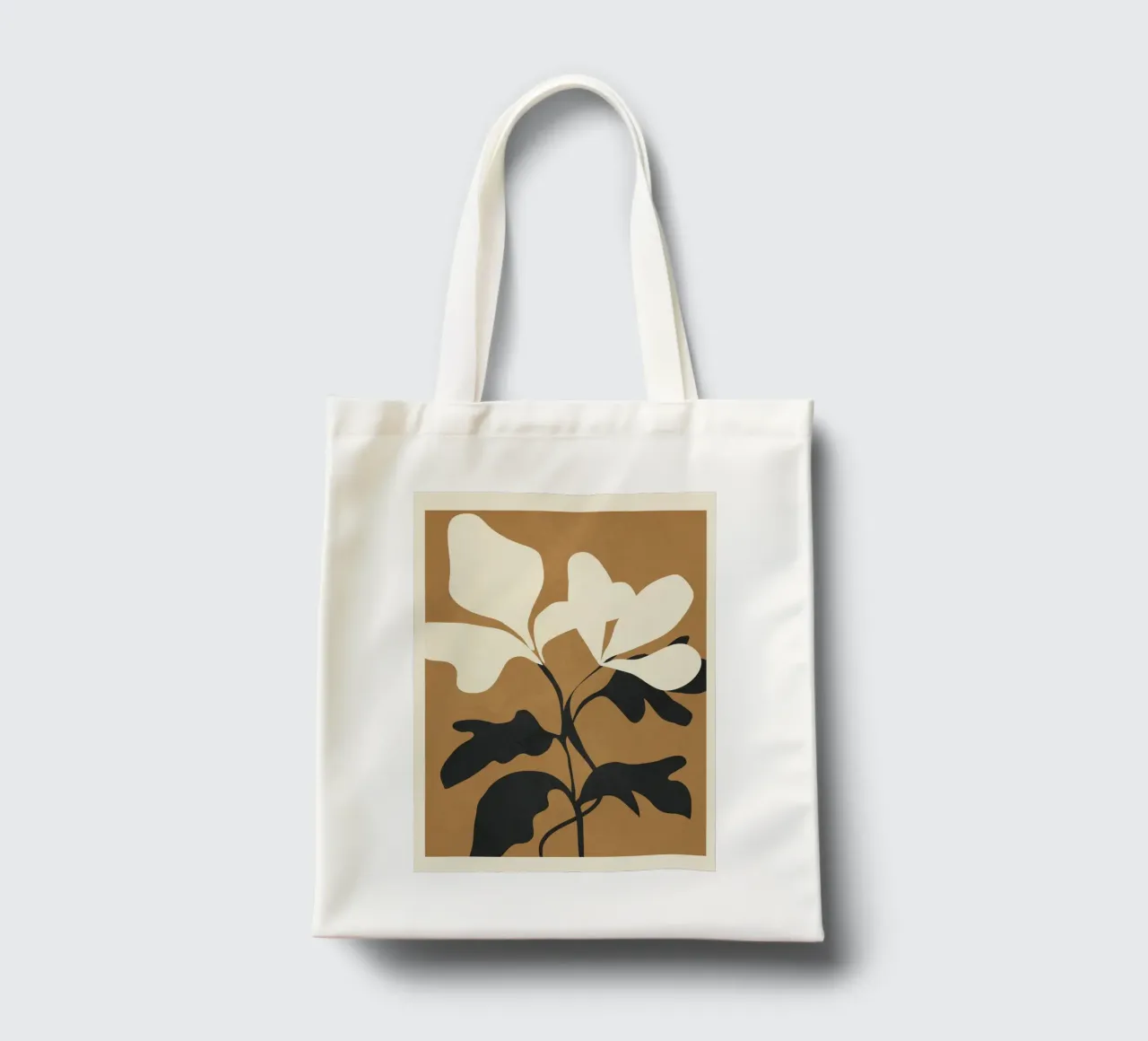 Abstract Modern Flowers 1 tote bag by Flow Line