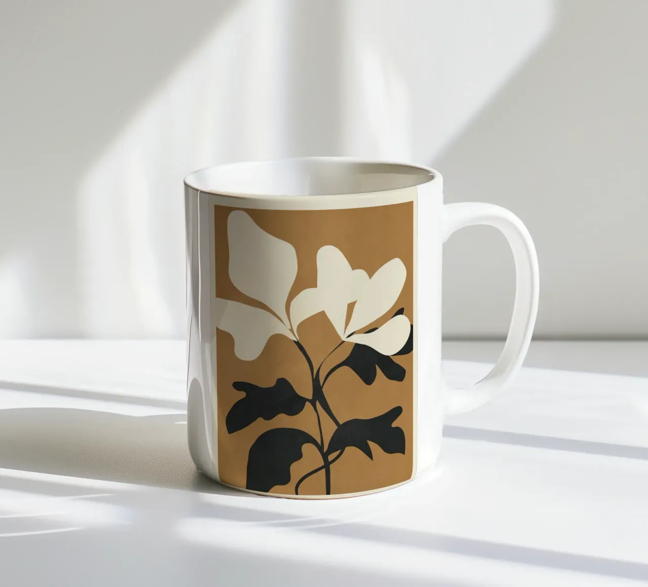 Abstract Modern Flowers 1 tazza in ceramica da Flow Line