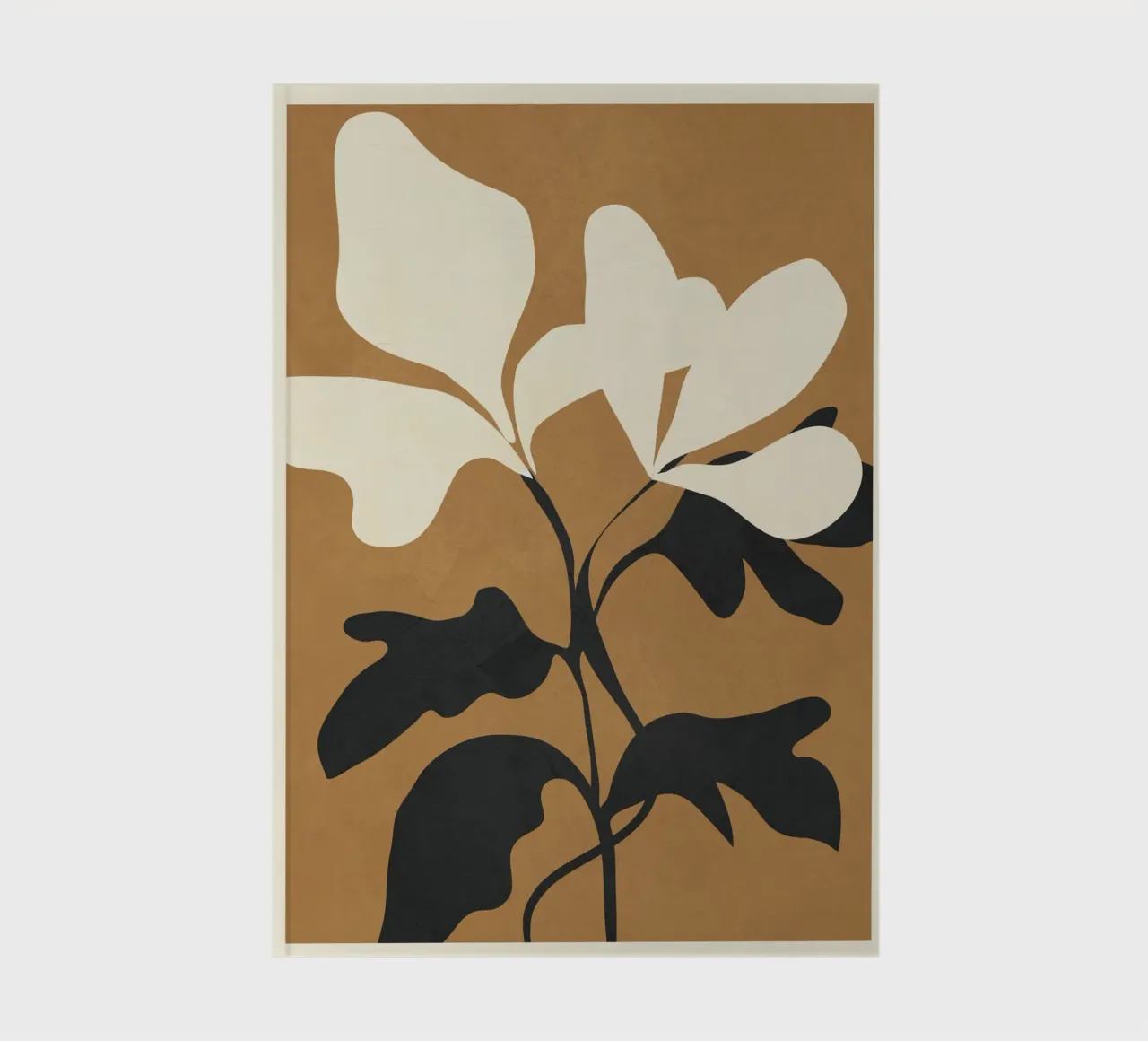 Abstract Modern Flowers 1 notebook by Flow Line