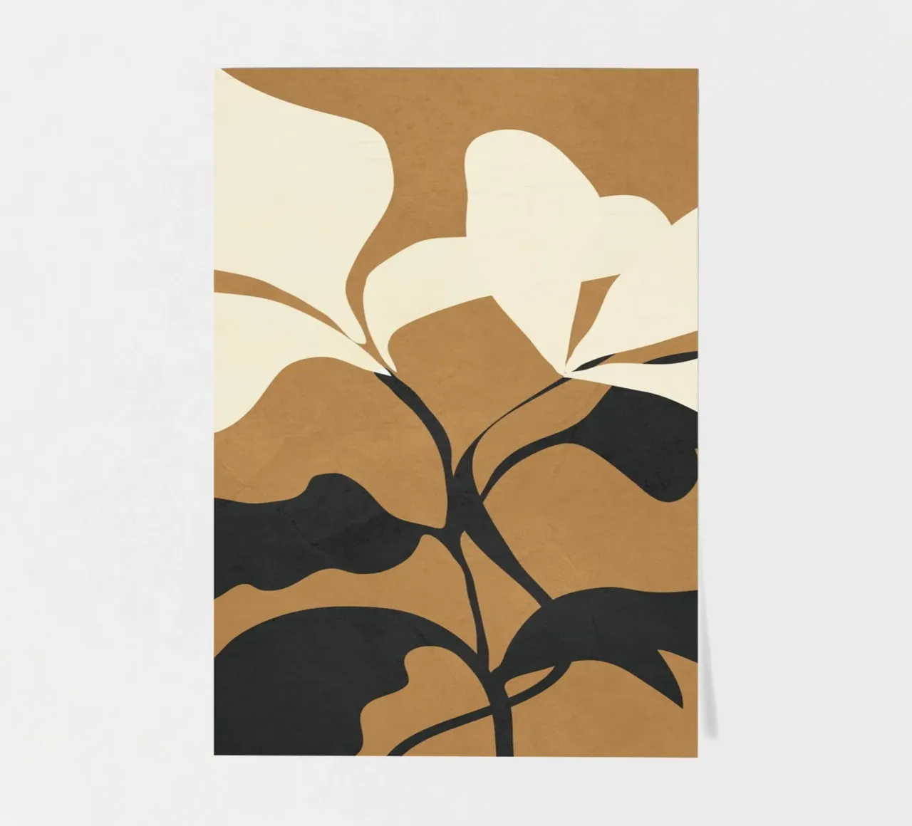 Abstract Modern Flowers 1 stickervel van Flow Line