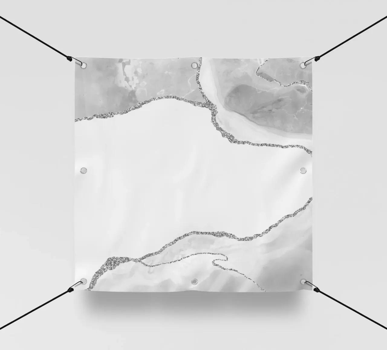 Agata bianca e argento Texture 09 telo in pvc da Gemstone Textures