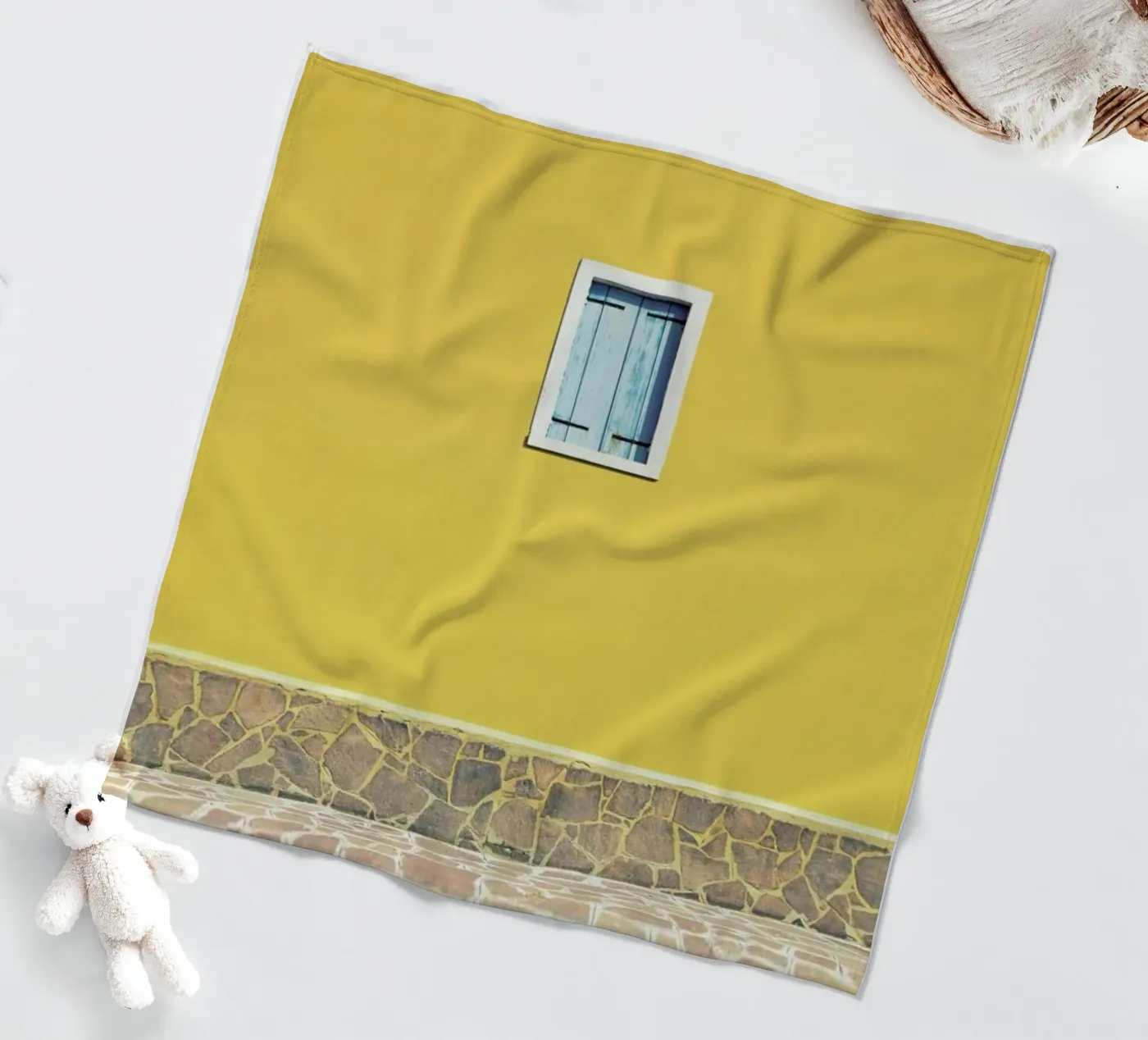 Yellow Fleecedecke von Rupert Höller