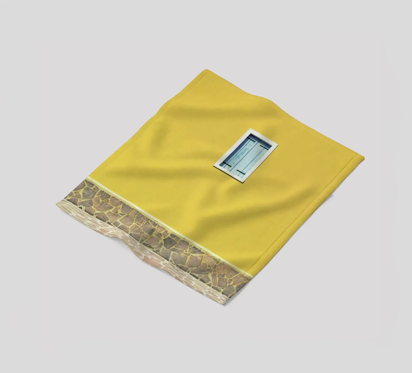 Yellow Fleecedecke von Rupert Höller