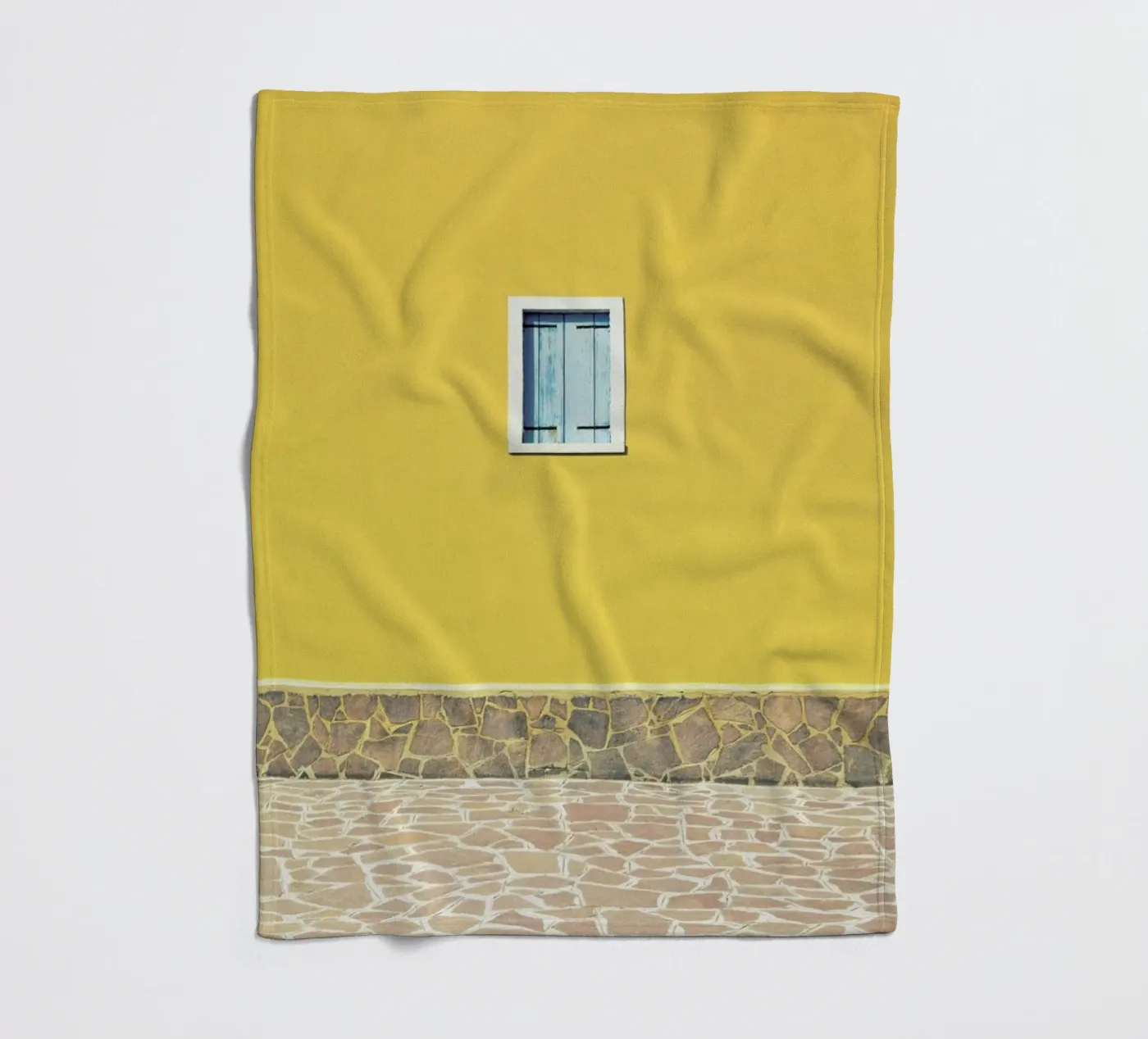 Yellow Fleecedecke von Rupert Höller