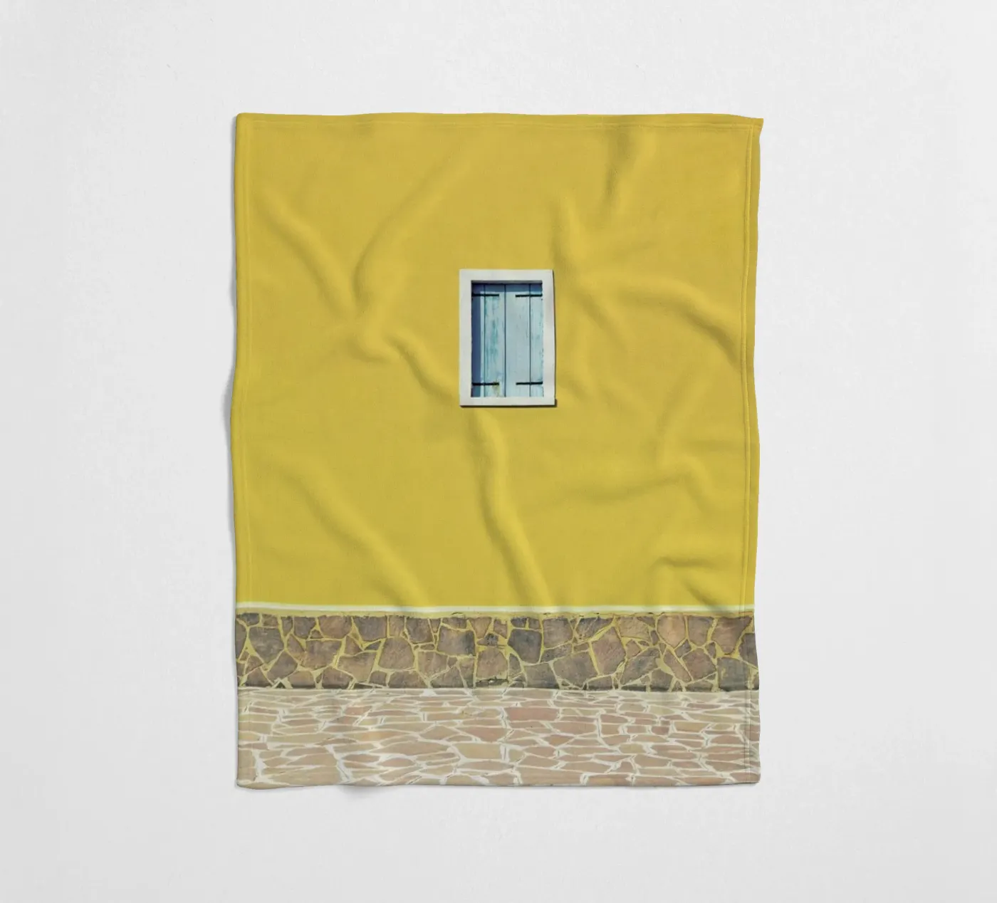 Yellow Fleecedecke von Rupert Höller