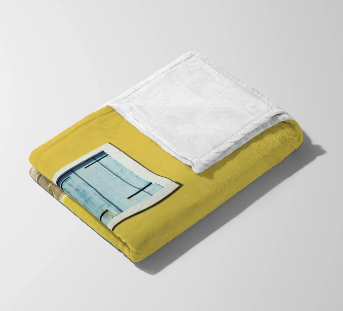 Yellow Fleecedecke von Rupert Höller