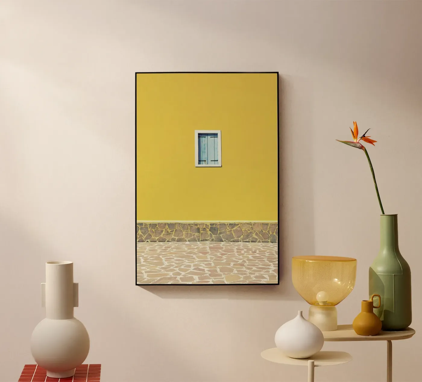 Yellow plexiglas de Rupert Höller