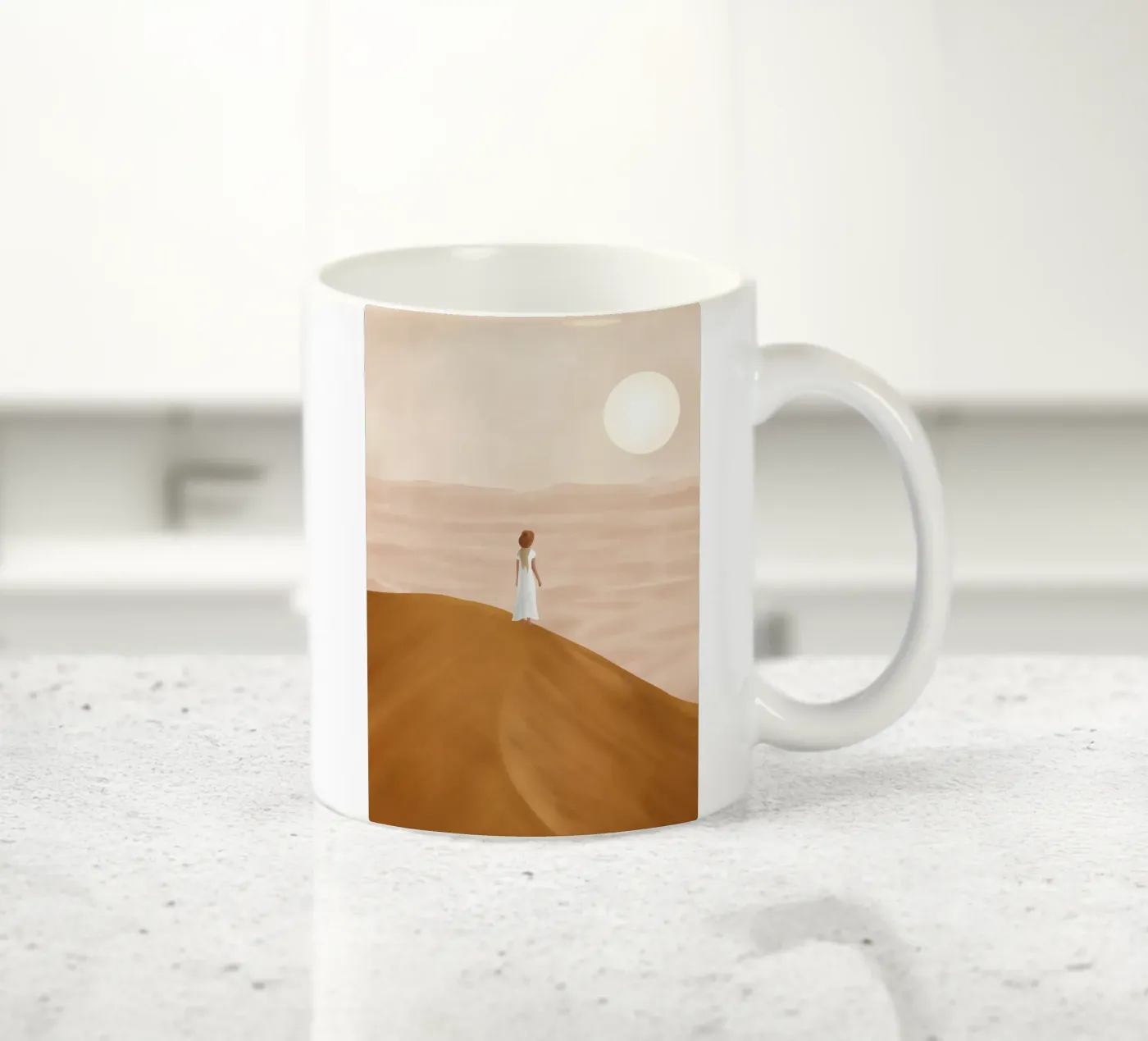 Endless Dunes ceramic mug by Flow Line