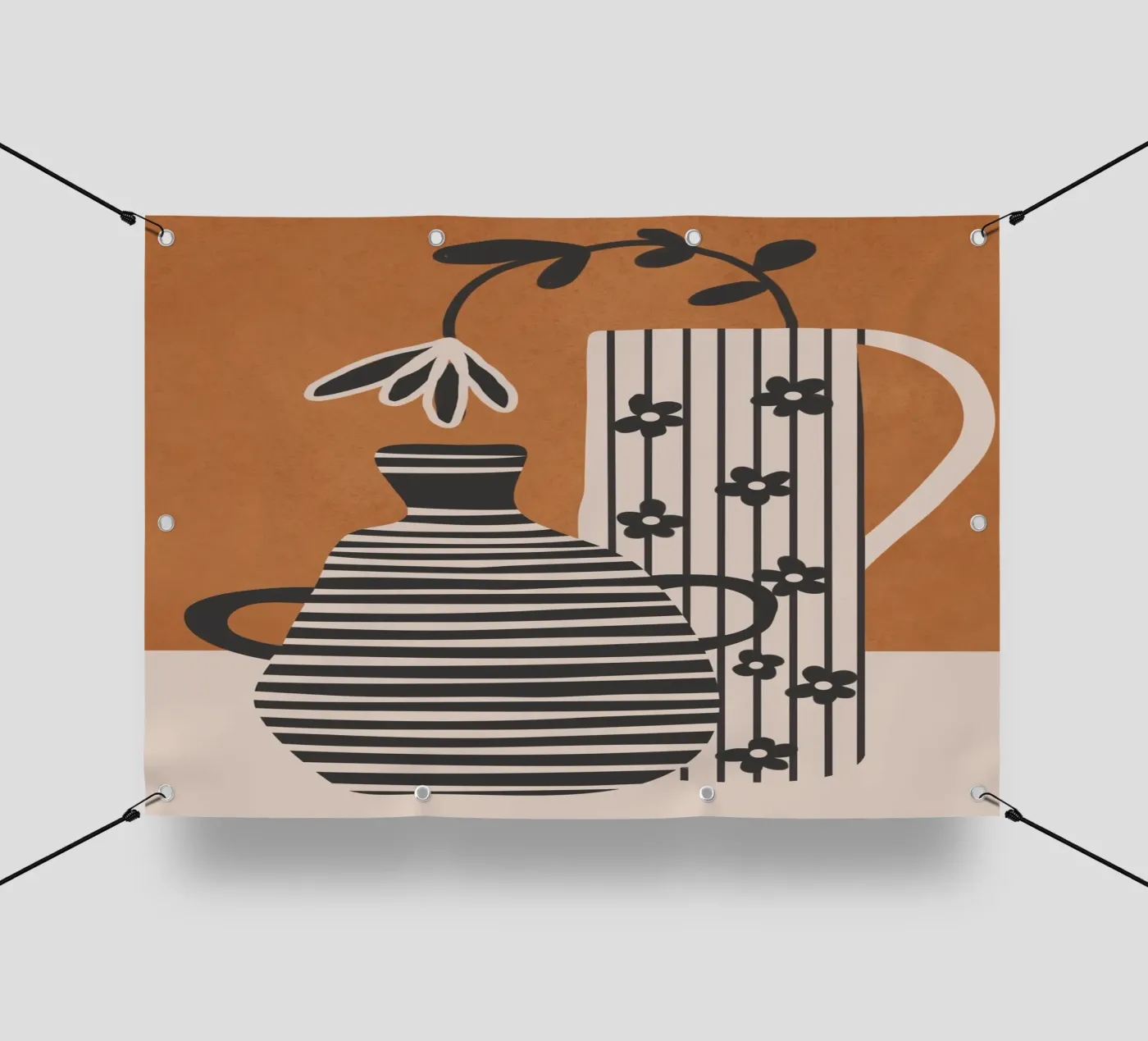 Patterned Stillness 6 PVC Plane von Flow Line