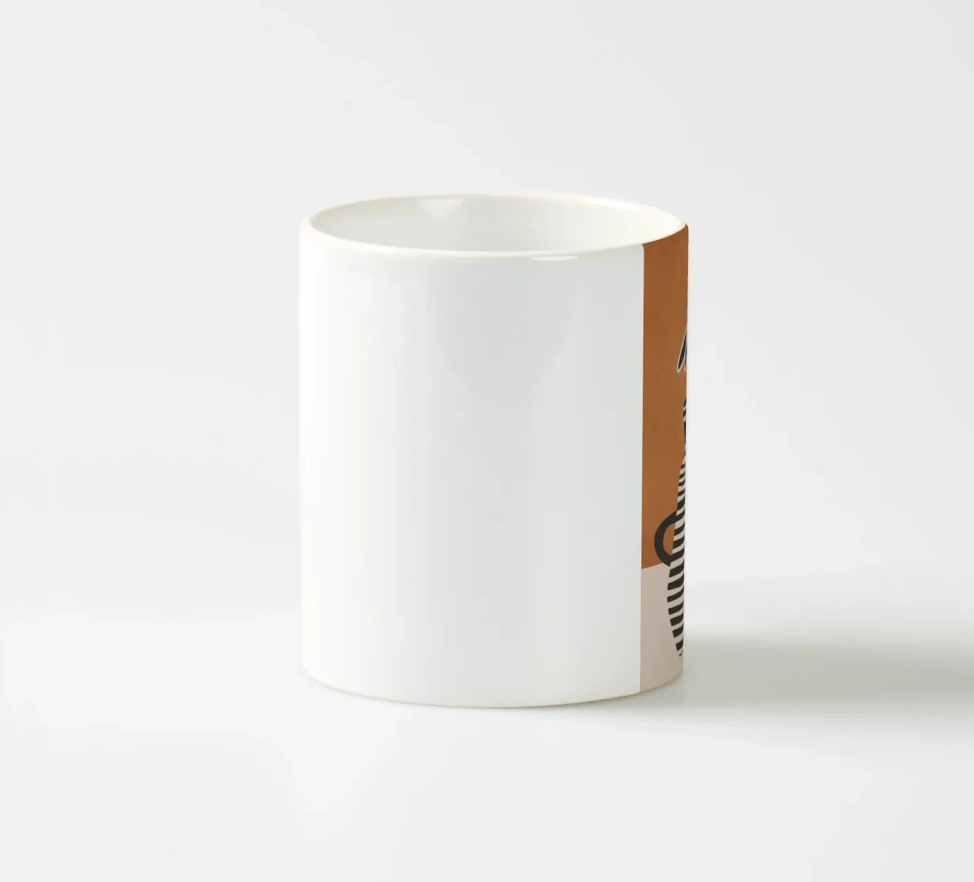 Patterned Stillness 6 ceramic mug by Flow Line