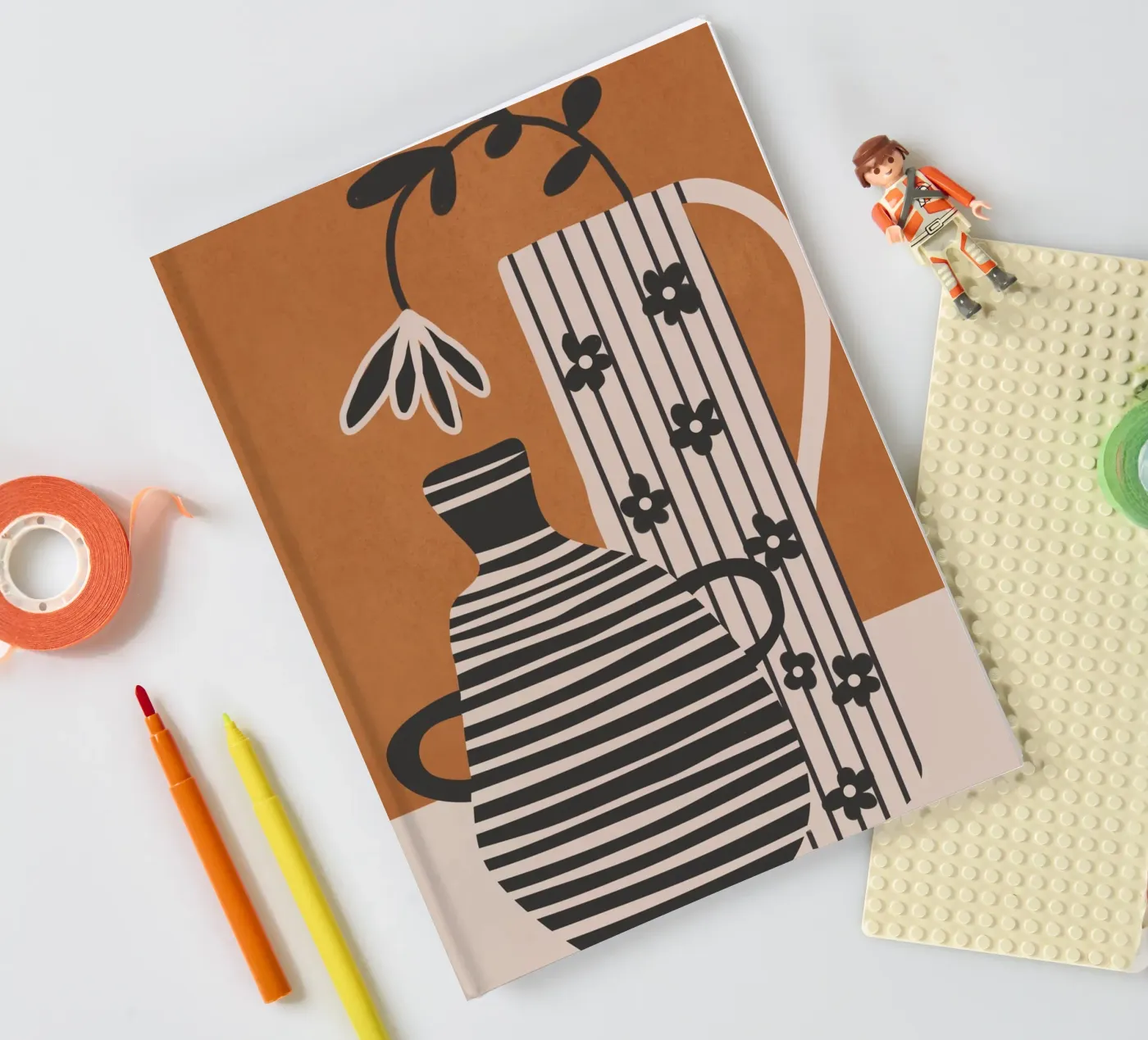 Patterned Stillness 6 notebook by Flow Line