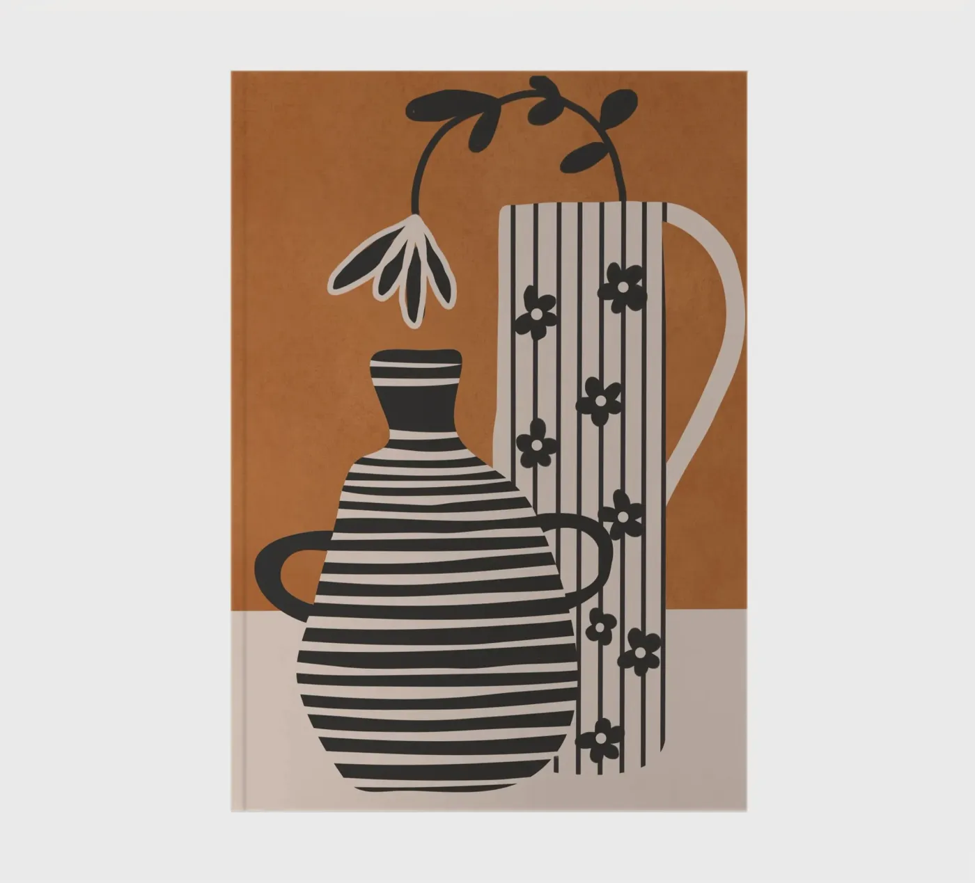 Patterned Stillness 6 notebook by Flow Line