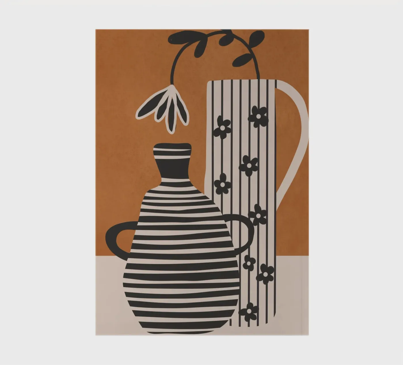 Patterned Stillness 6 notebook by Flow Line