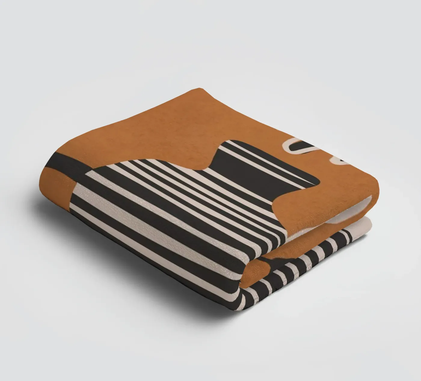 Patterned Stillness 6 towel by Flow Line