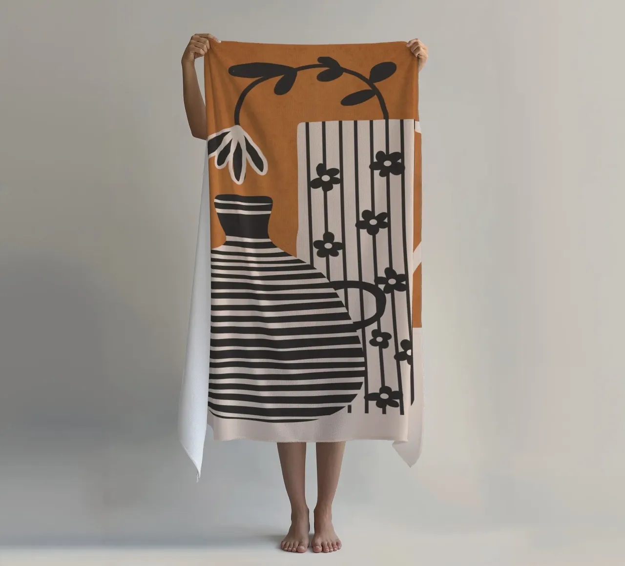 Patterned Stillness 6 telo mare da Flow Line