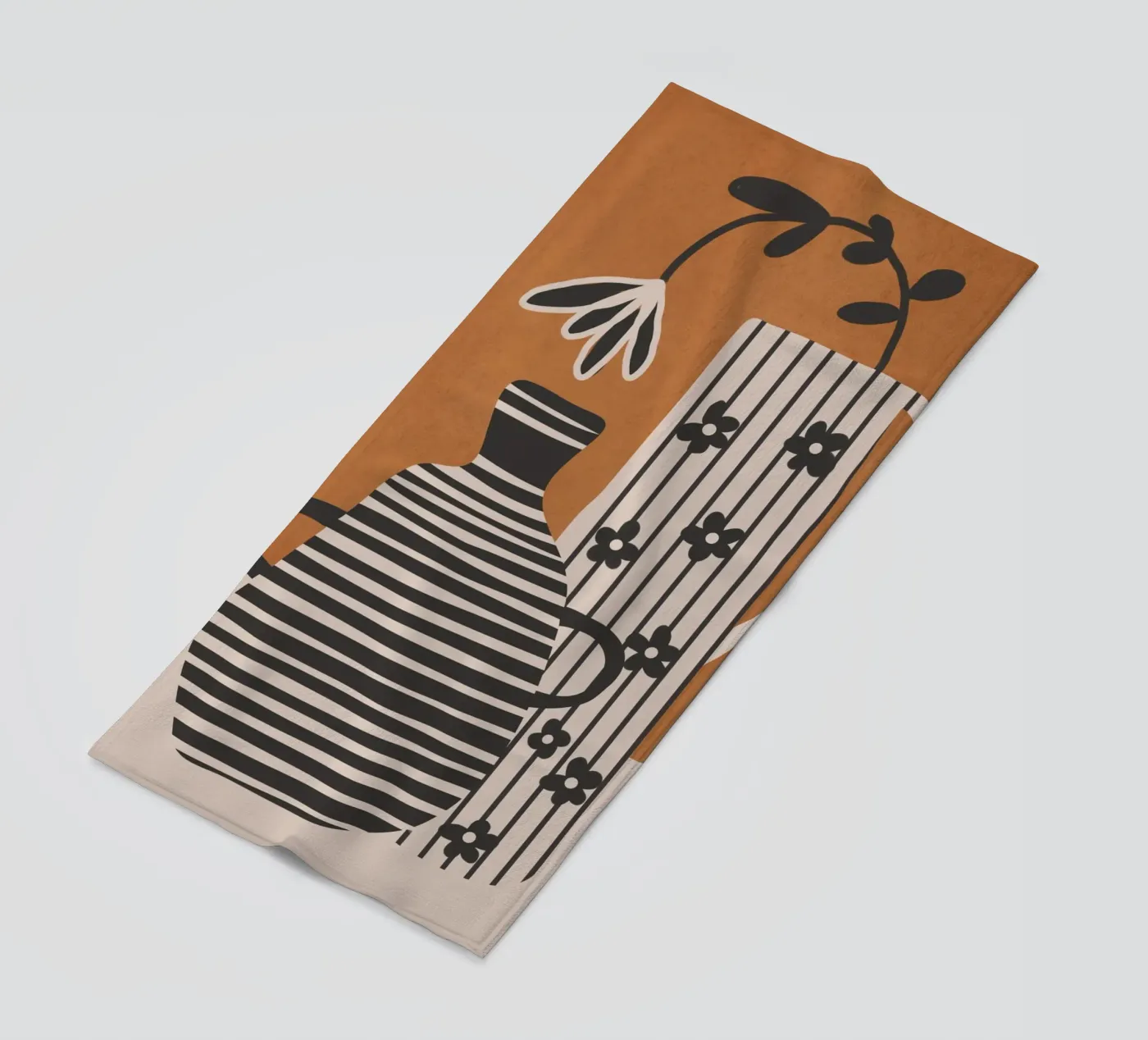 Patterned Stillness 6 Strandtuch von Flow Line