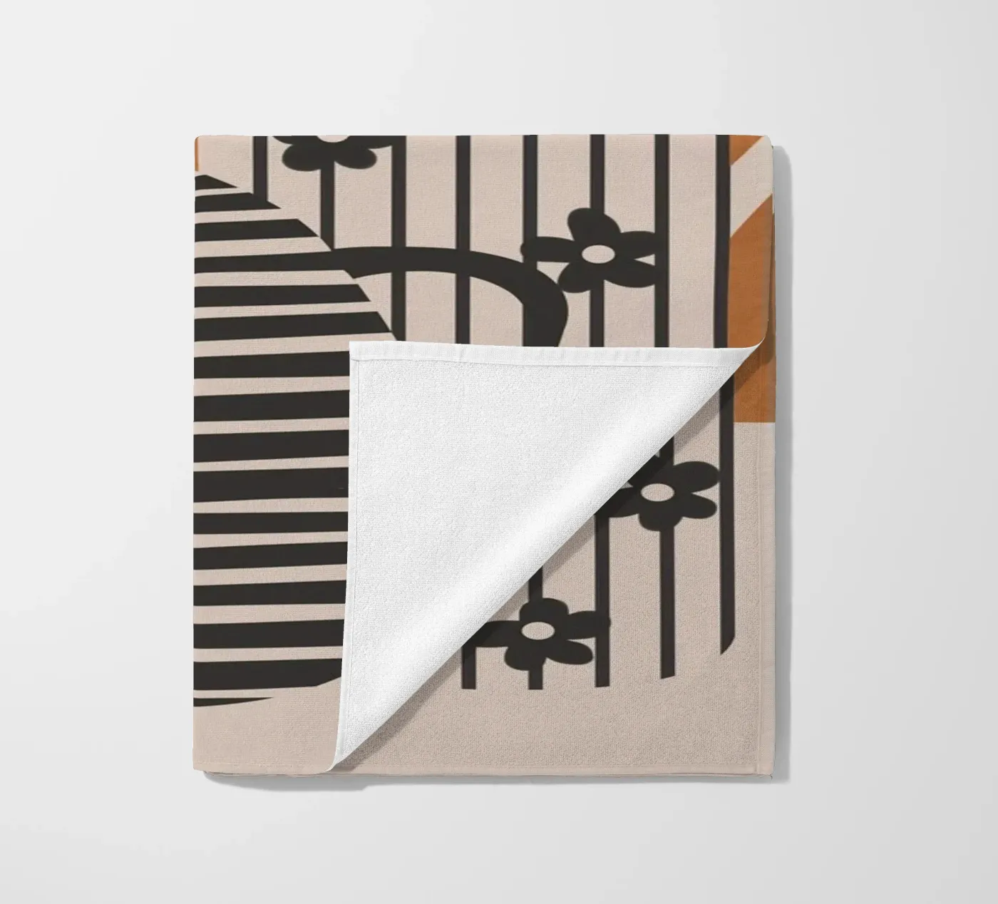 Patterned Stillness 6 Strandtuch von Flow Line