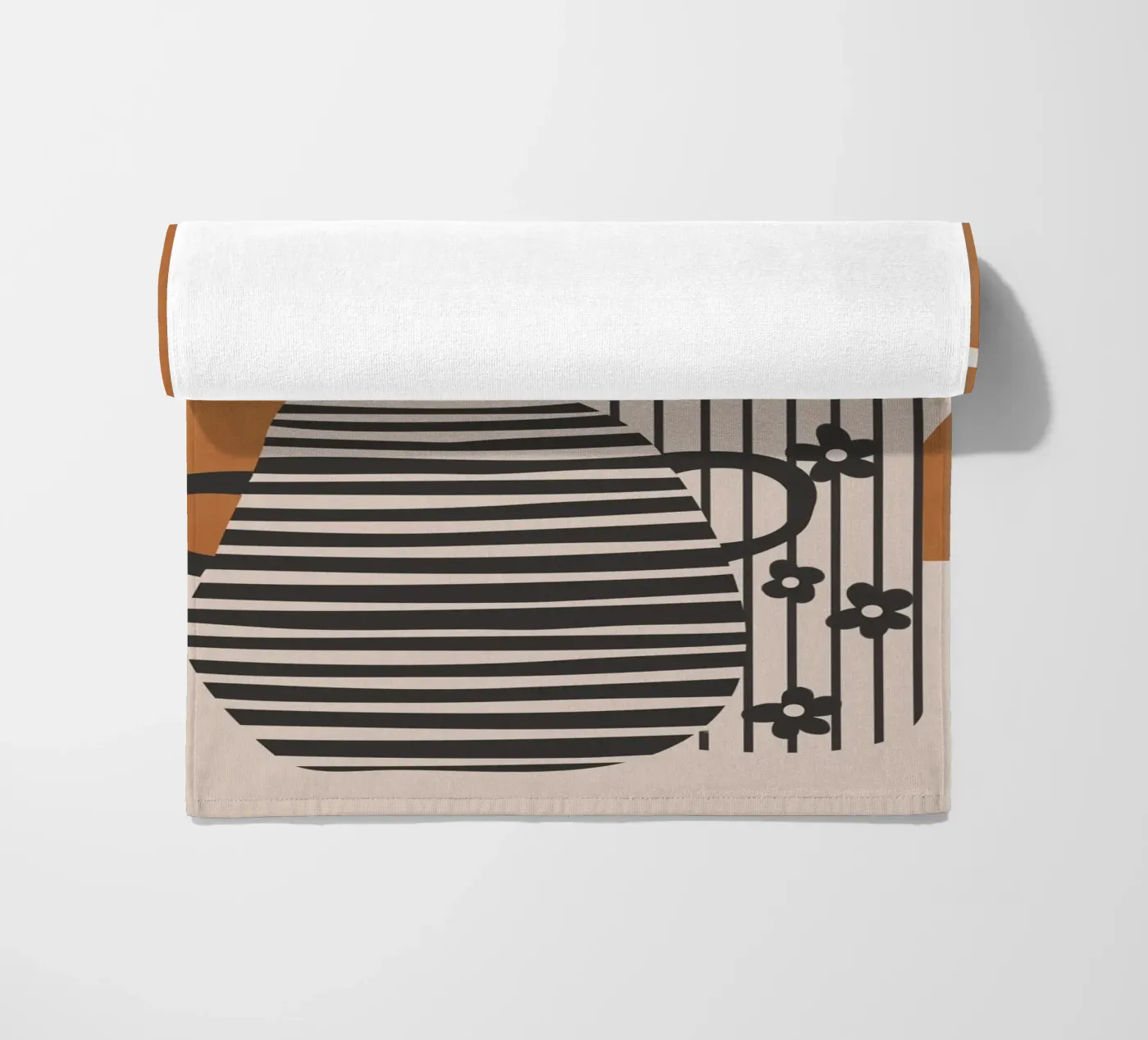 Patterned Stillness 6 Strandtuch von Flow Line
