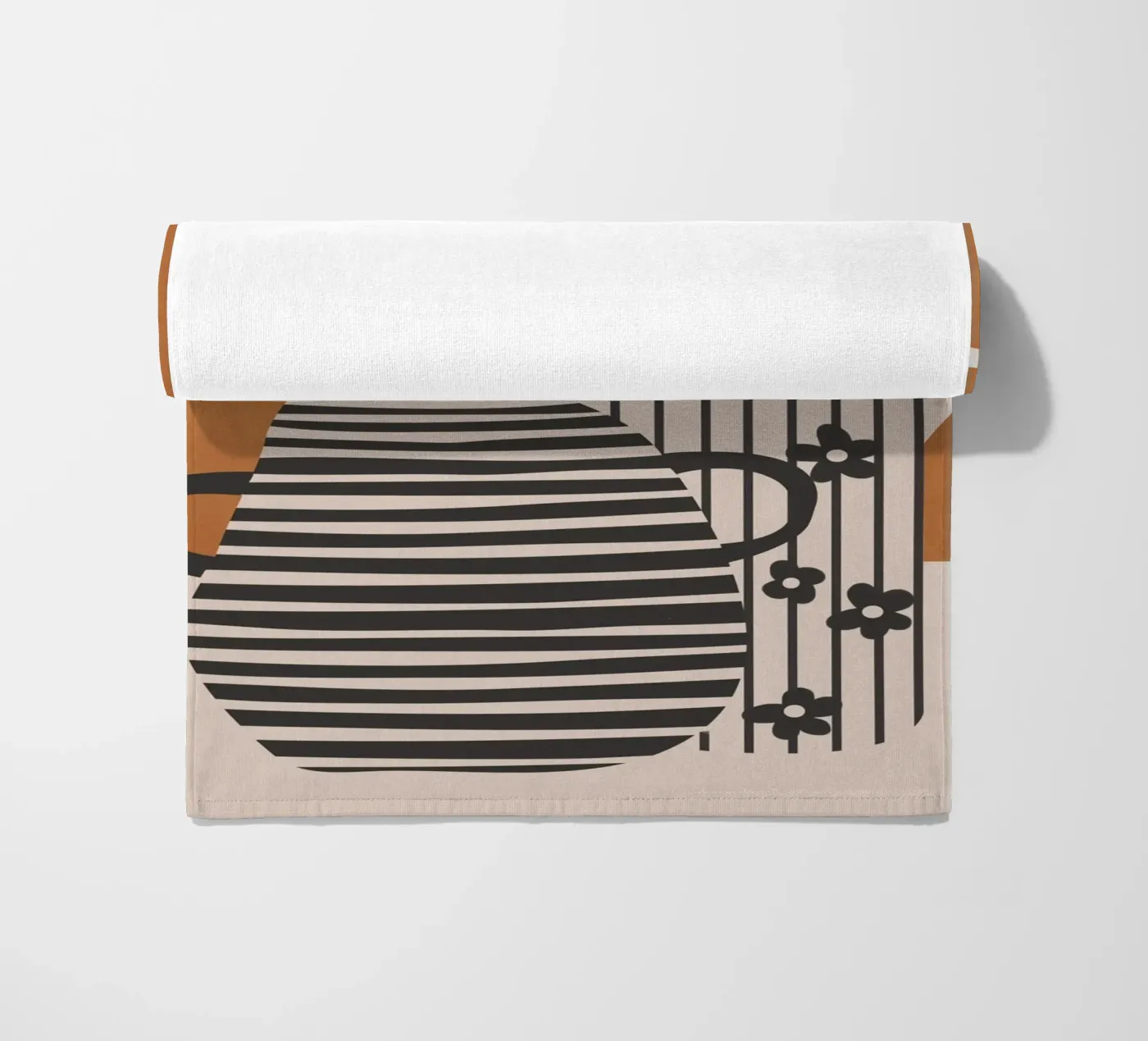 Patterned Stillness 6 strandhanddoek van Flow Line