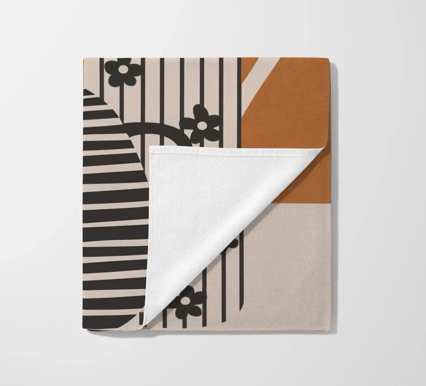 Patterned Stillness 6 strandhanddoek van Flow Line