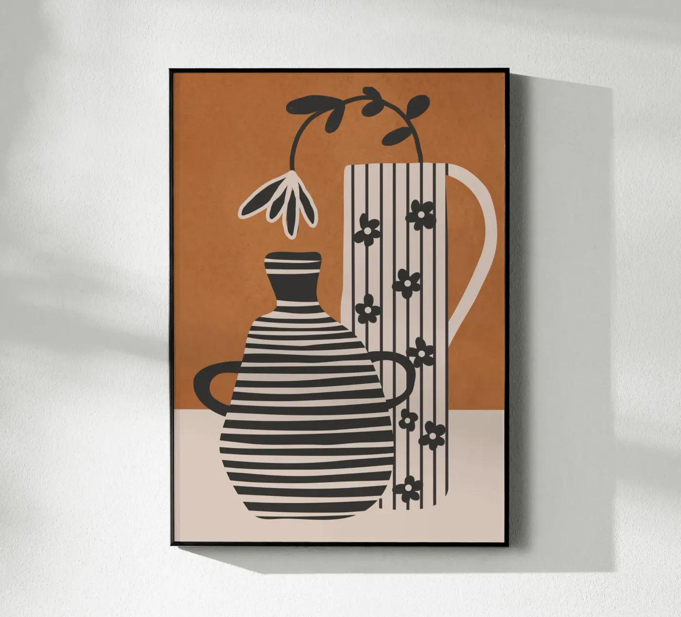 Patterned Stillness 6 Acryl-Glas von Flow Line