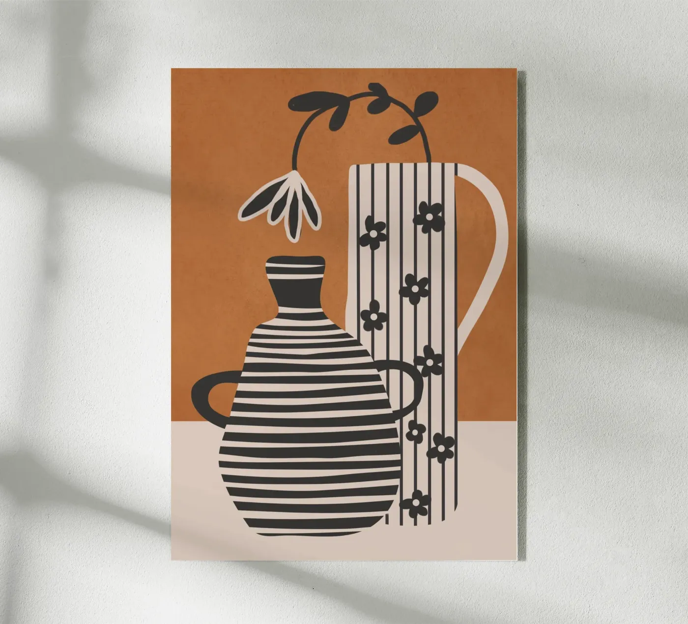 Patterned Stillness 6 Acryl-Glas von Flow Line