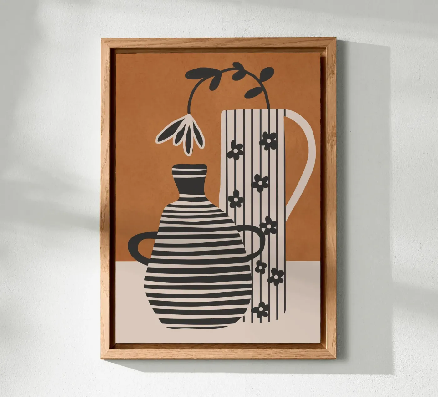 Patterned Stillness 6 forex-plaat van Flow Line