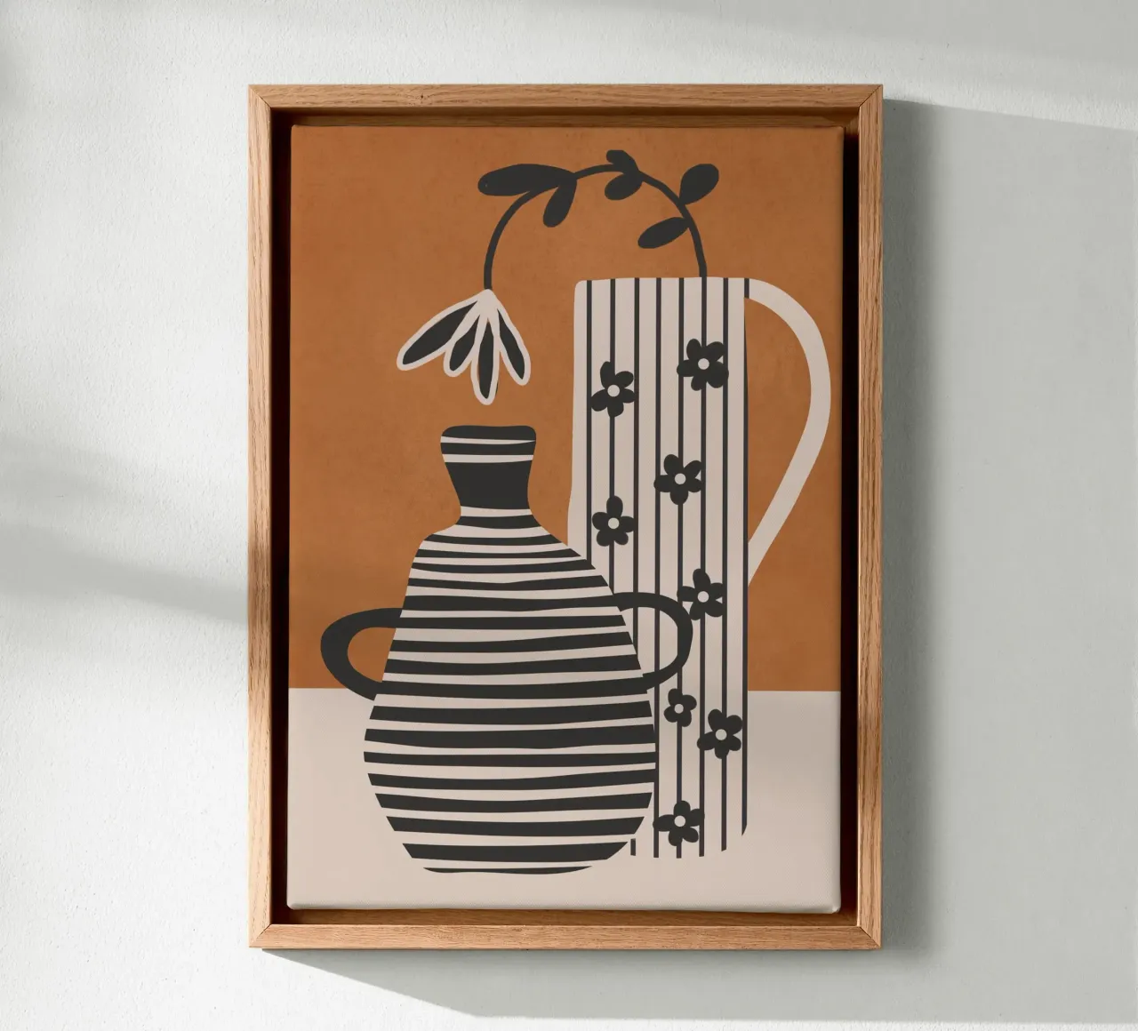 Patterned Stillness 6 canvas by Flow Line