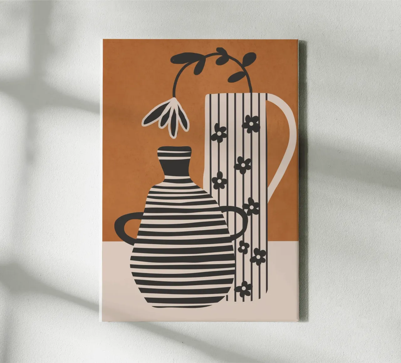 Patterned Stillness 6 canvas by Flow Line