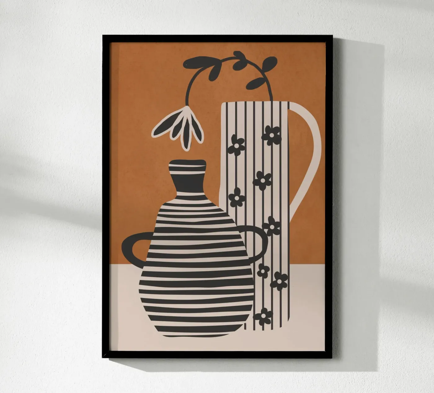 Patterned Stillness 6 poster van Flow Line