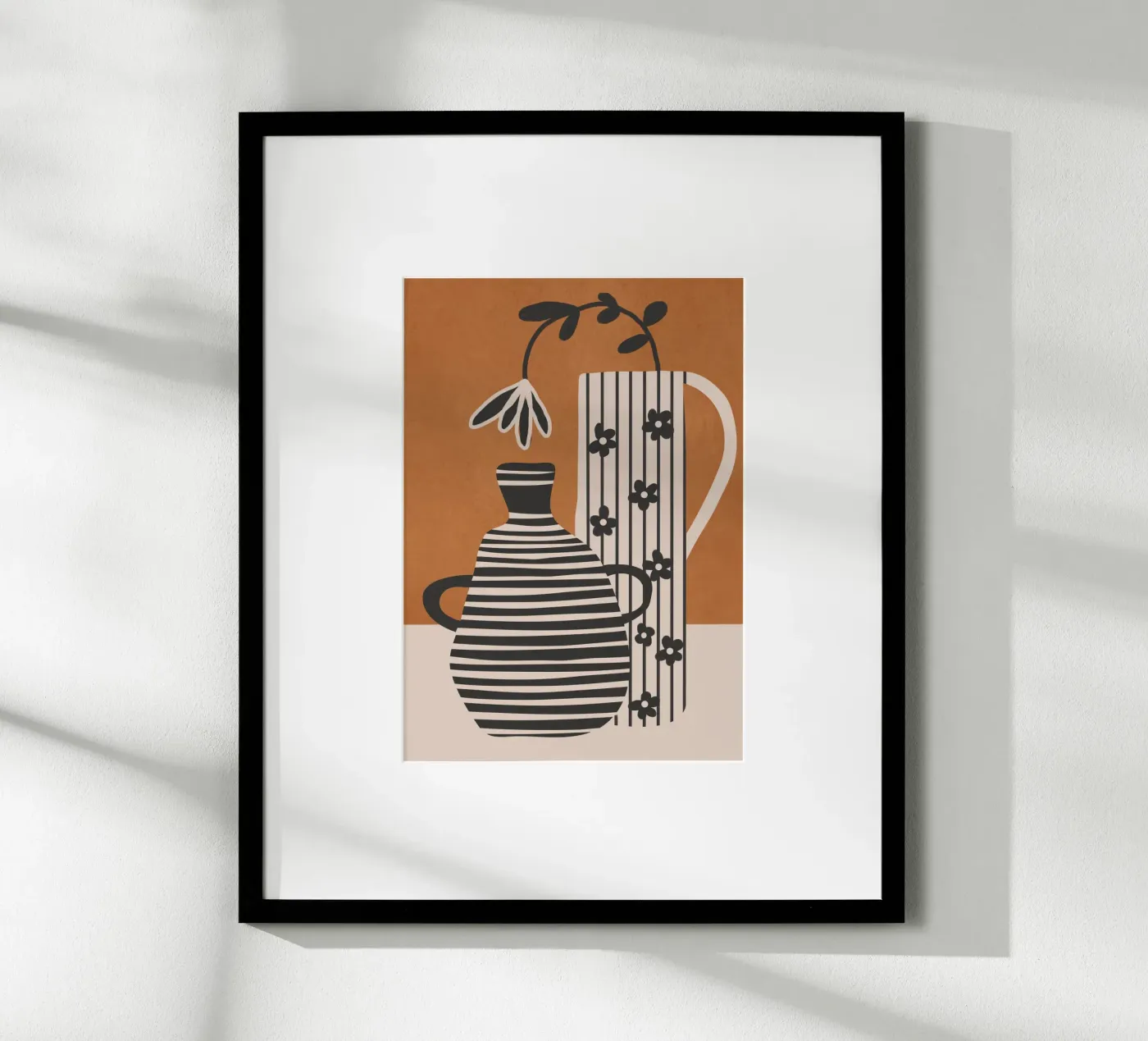 Patterned Stillness 6 poster van Flow Line