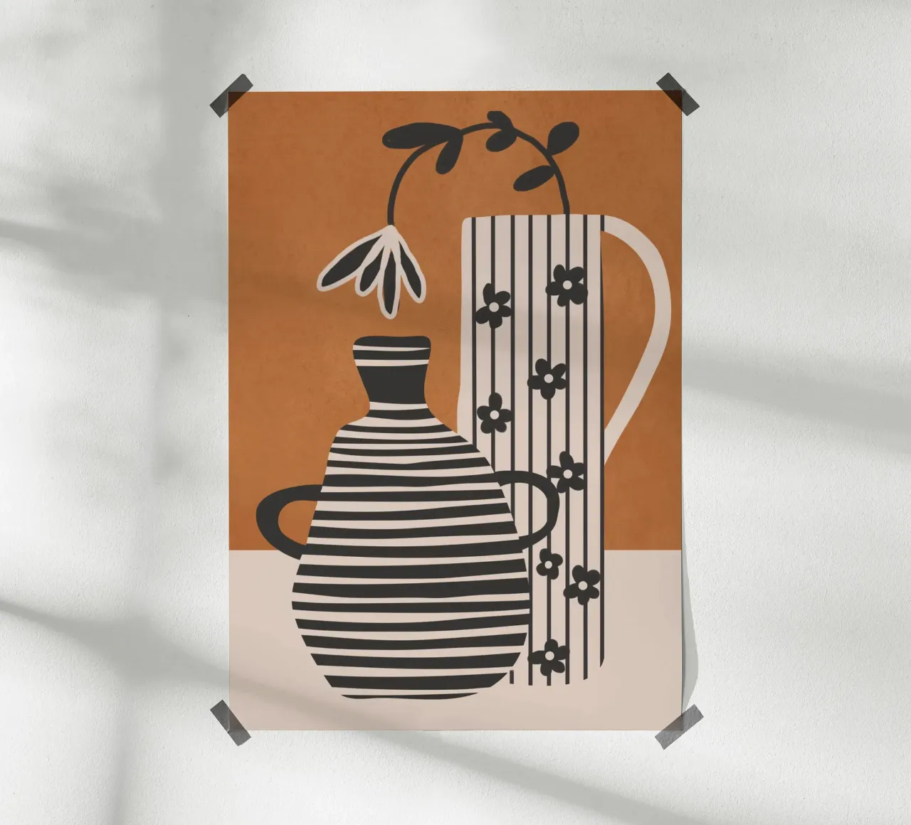 Patterned Stillness 6 Poster von Flow Line