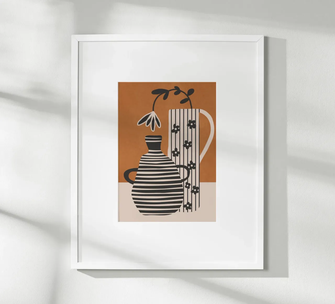 Patterned Stillness 6 Poster von Flow Line