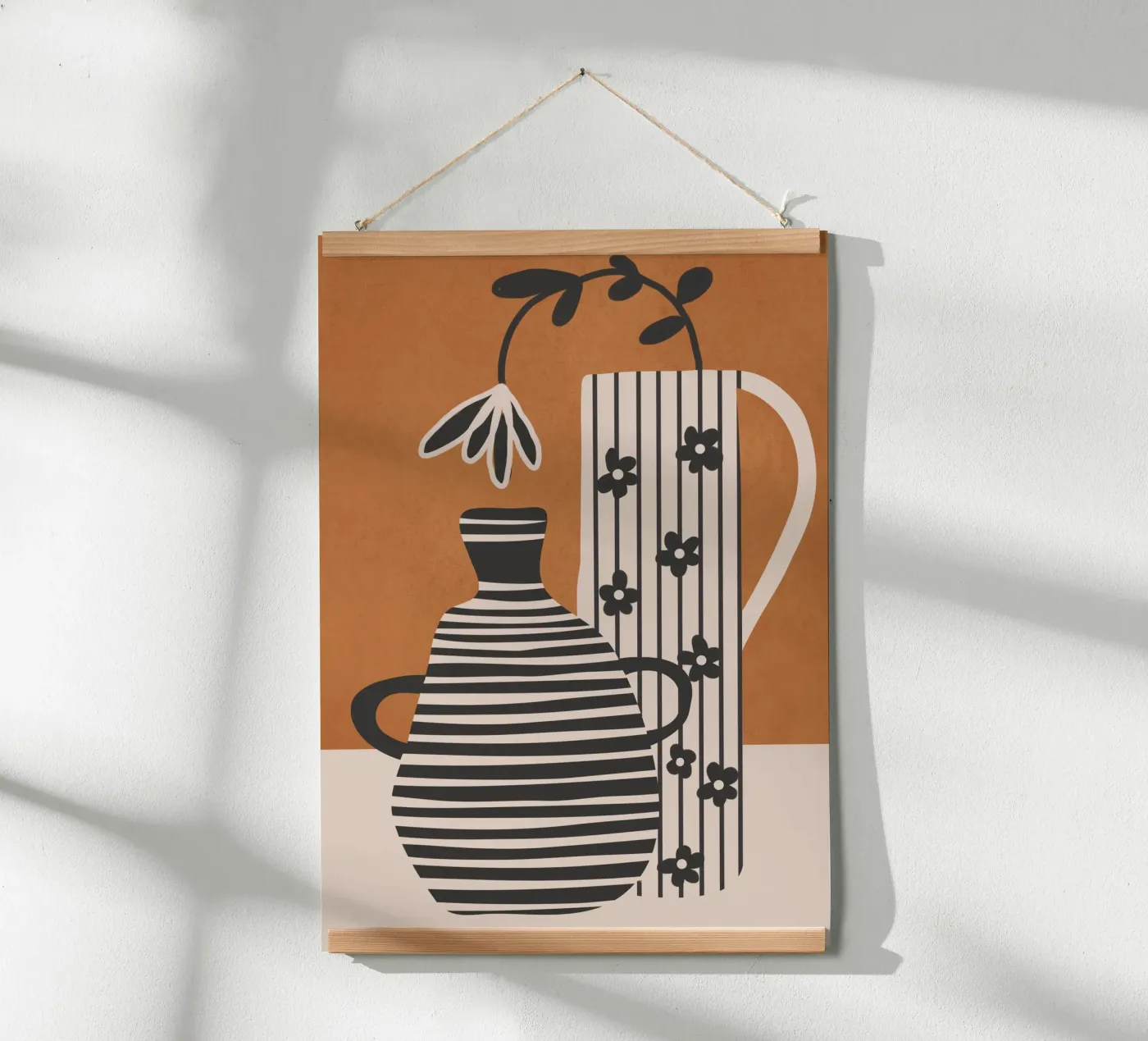 Patterned Stillness 6 poster van Flow Line