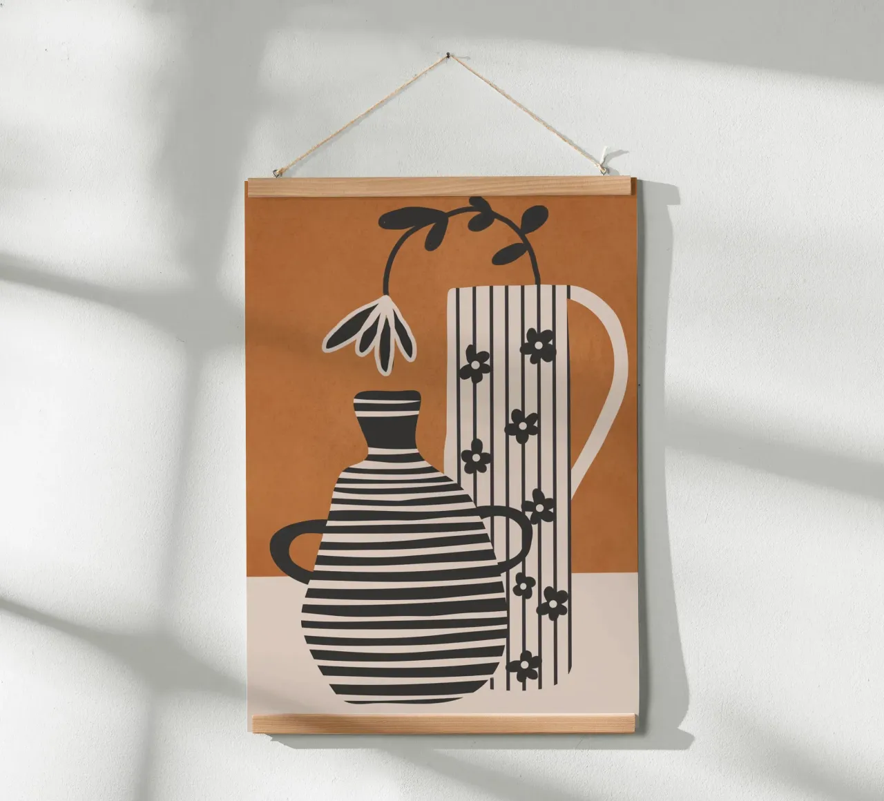 Patterned Stillness 6 Poster von Flow Line