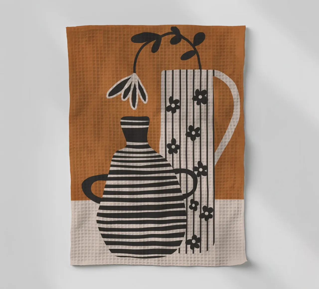 Patterned Stillness 6 torchon de Flow Line