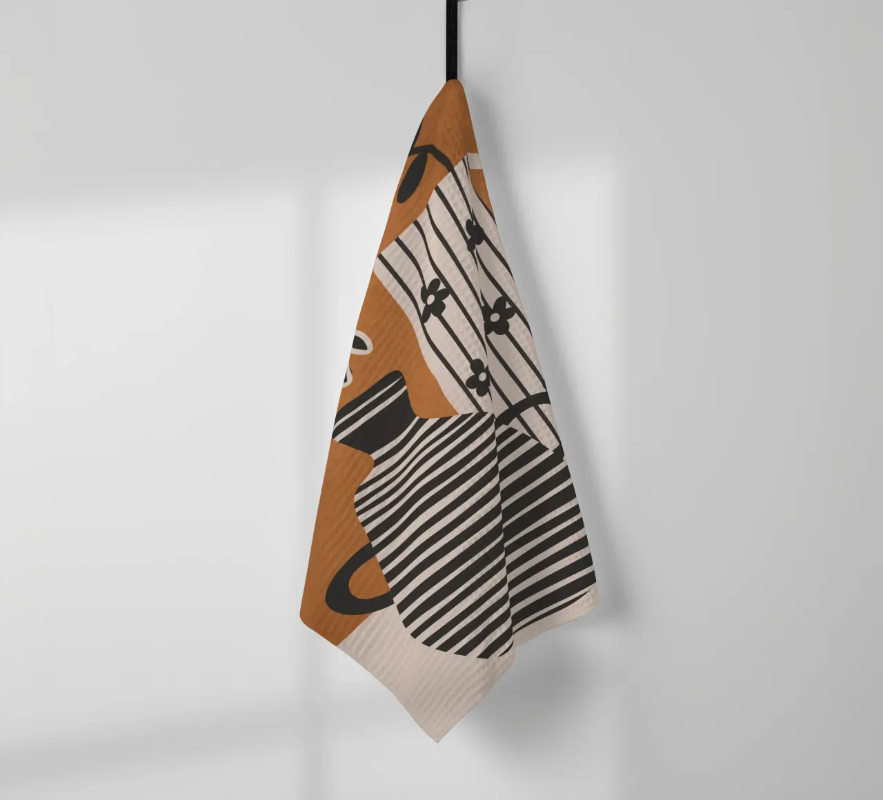 Patterned Stillness 6 torchon de Flow Line