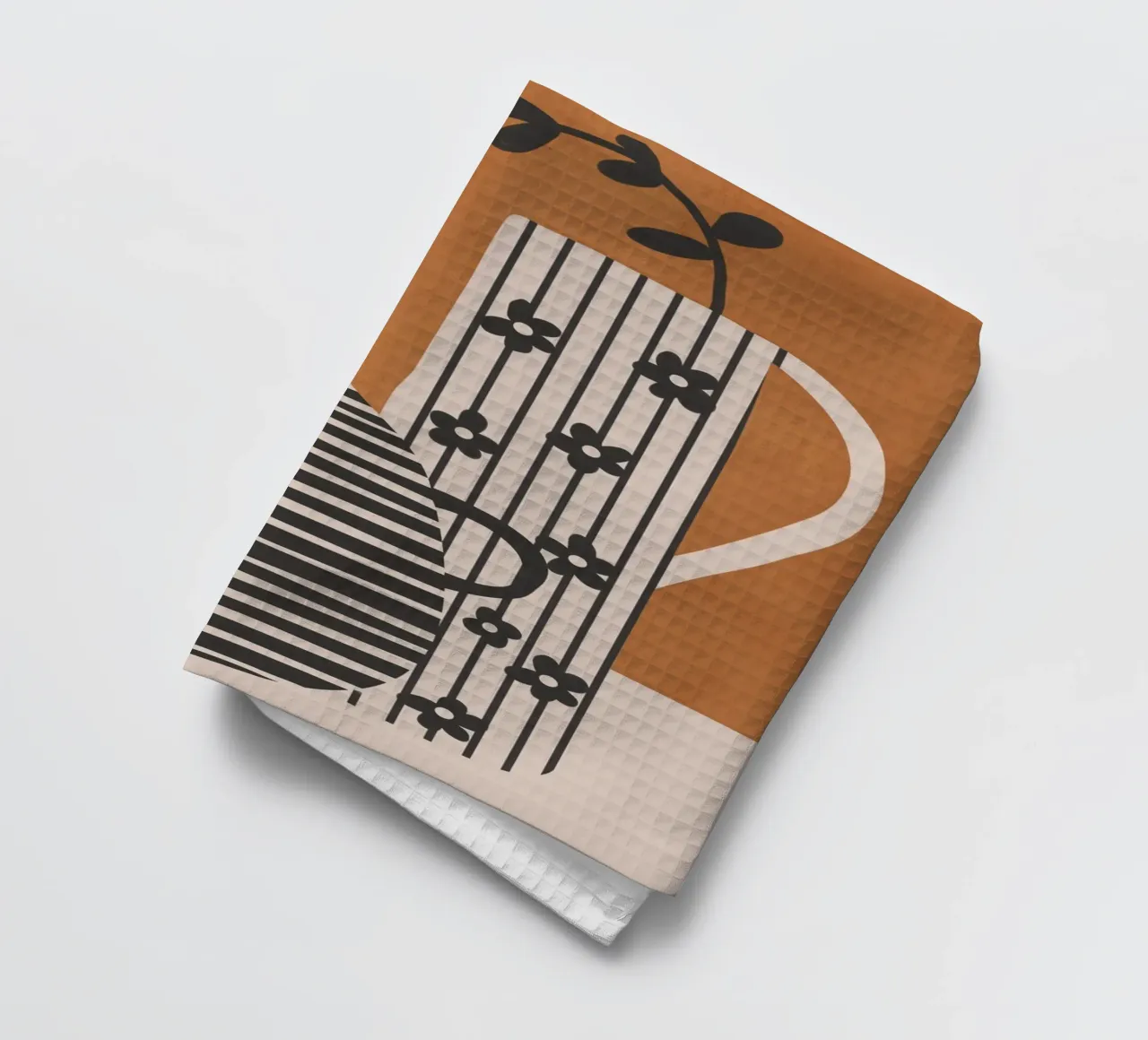 Patterned Stillness 6 torchon de Flow Line